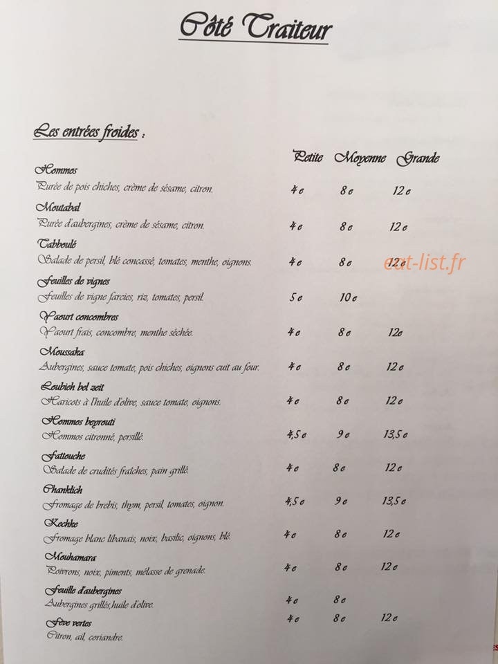Le Tire Bouchon — carte page 2