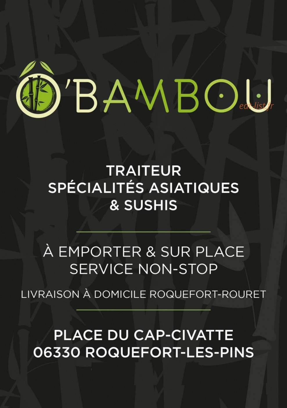 Ô'Bambou — carte page 4