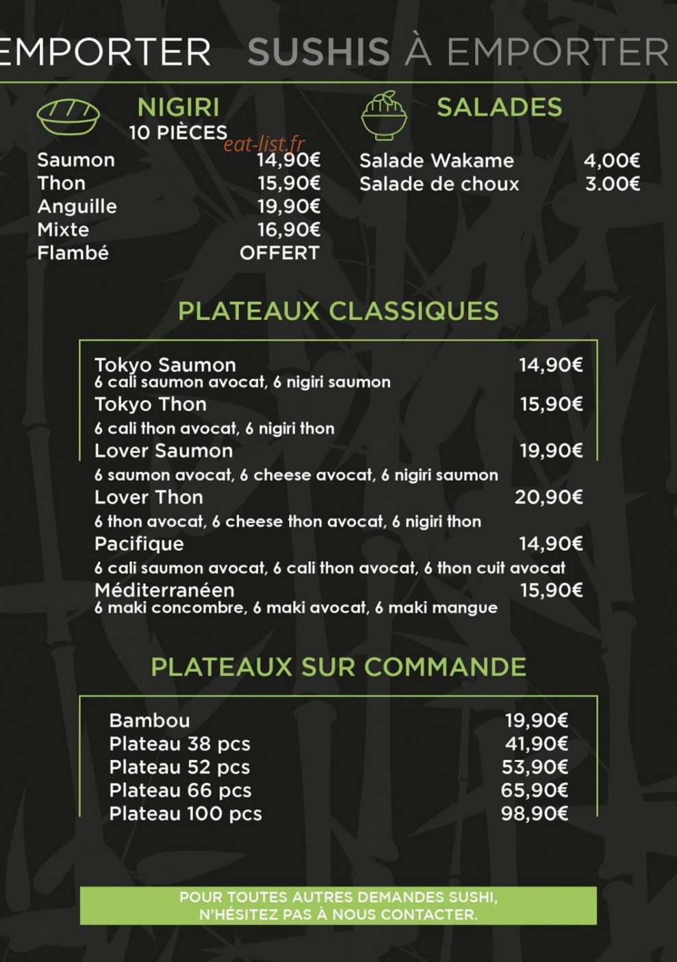 Ô'Bambou — carte page 8