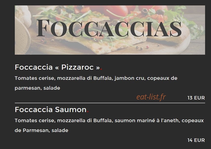 Pizzaroc — carte page 5