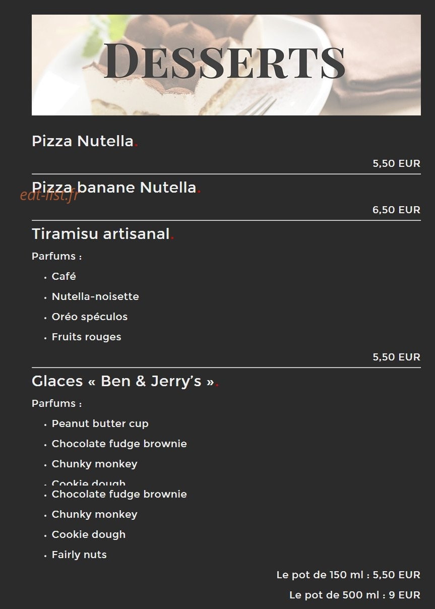 Pizzaroc — carte page 6