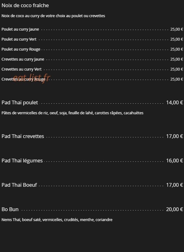 sao thai — carte page 3