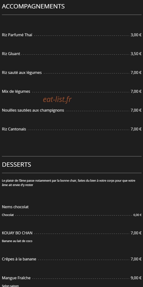sao thai — carte page 4