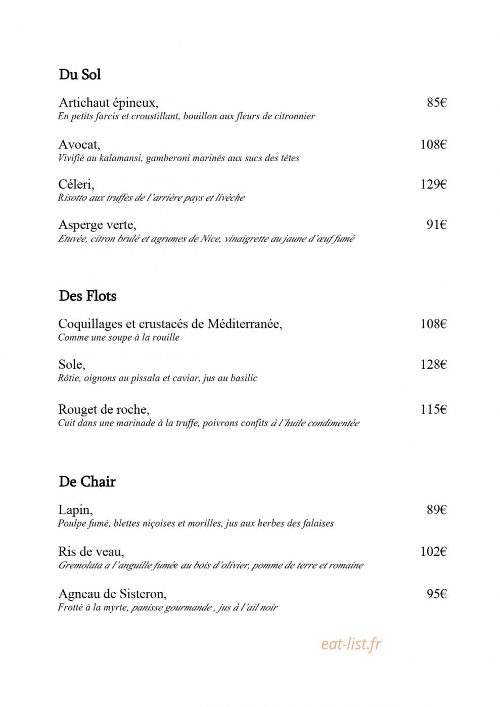la Chèvre d'Or — carte page 2
