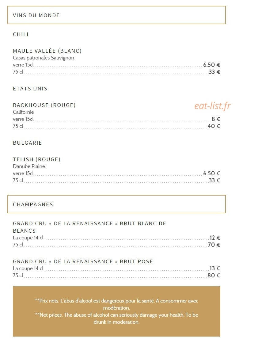 La Cantina — carte page 10