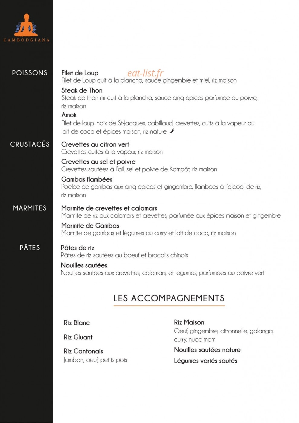 Le Cambodgiana — carte page 4