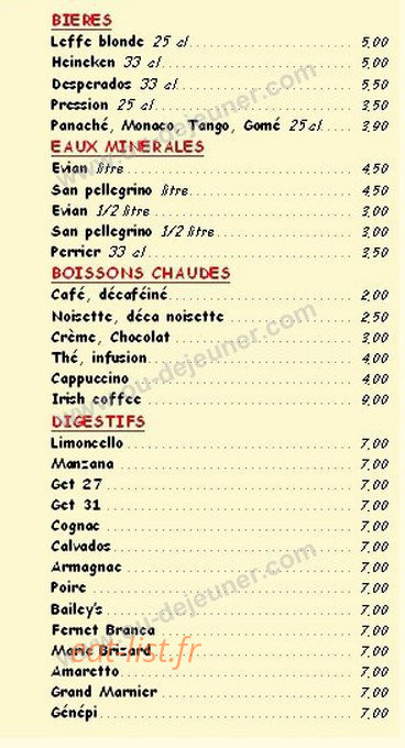 Le Duplex — carte page 9