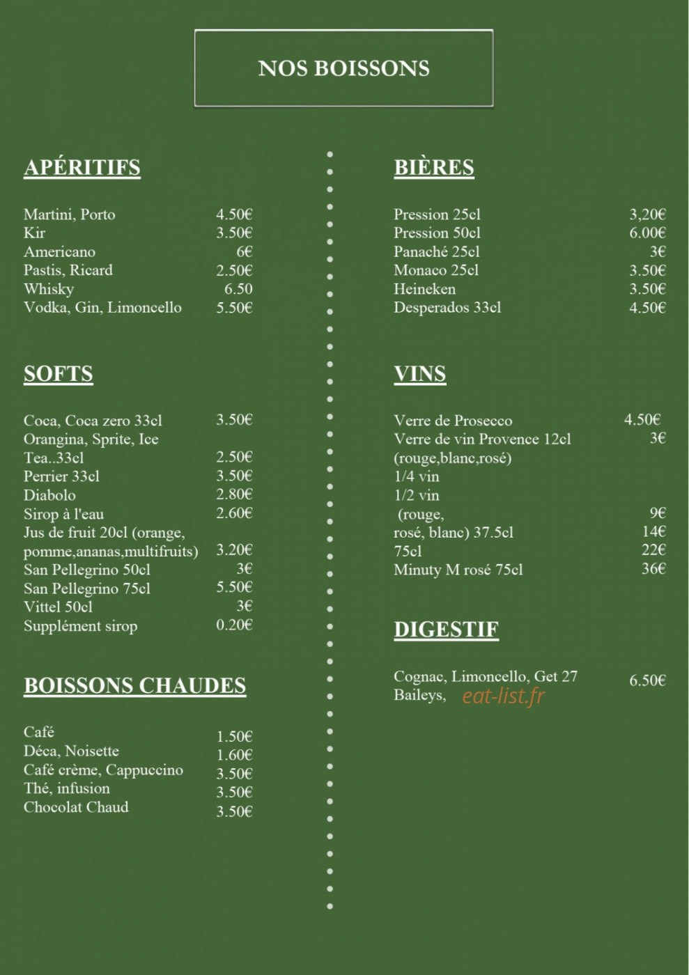 Le Macchiato Caffè — carte page 8
