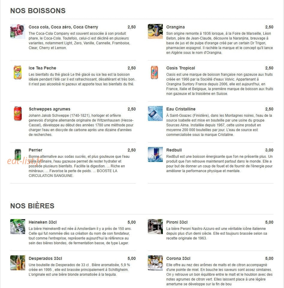 Lorenzo Pizza — carte page 5