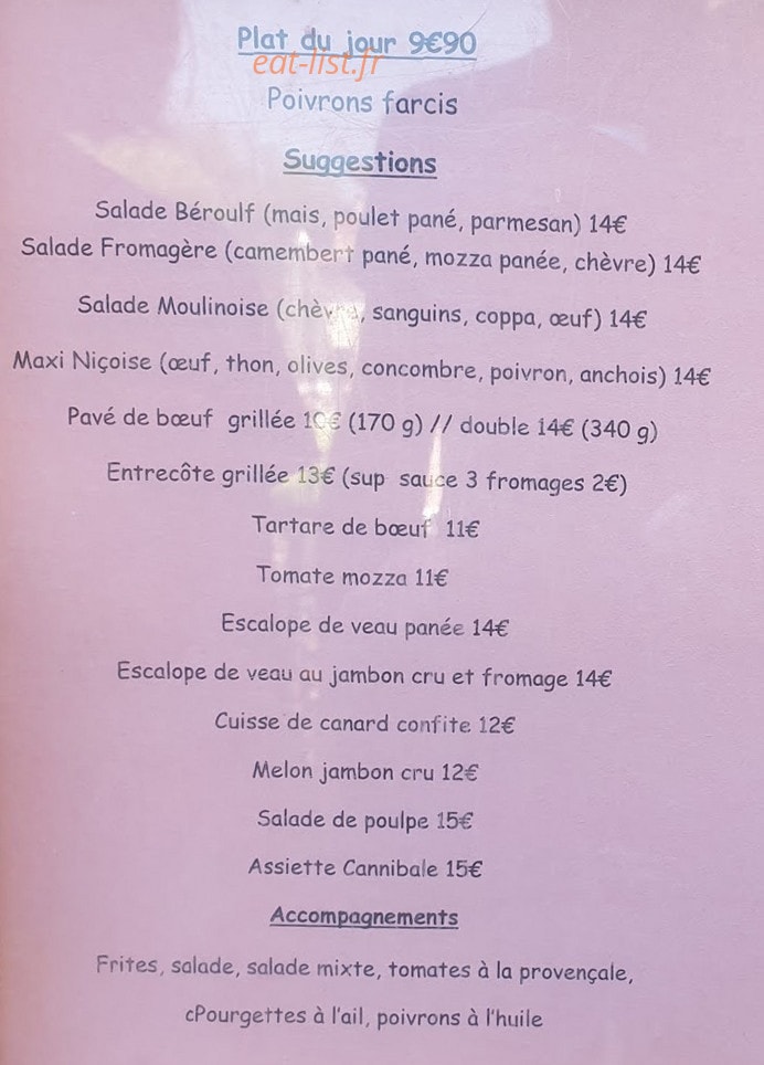 Le Central — carte page 1