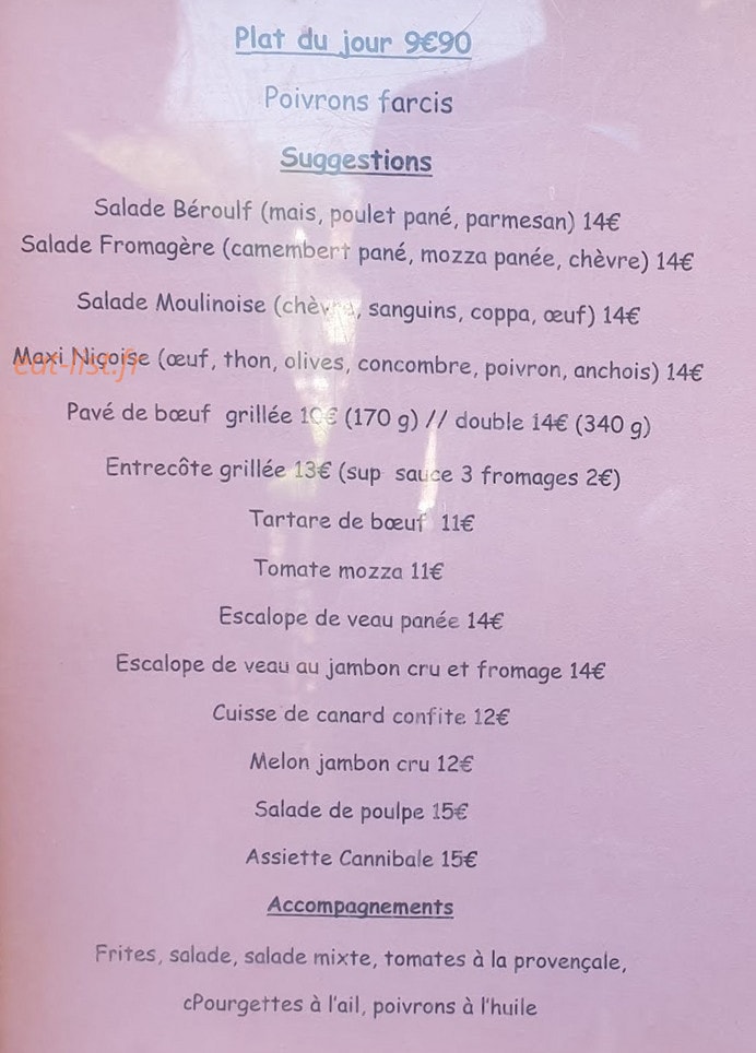 Le Central — carte page 2