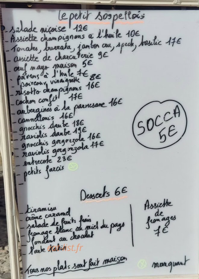 Le petit Sospellois — carte page 1