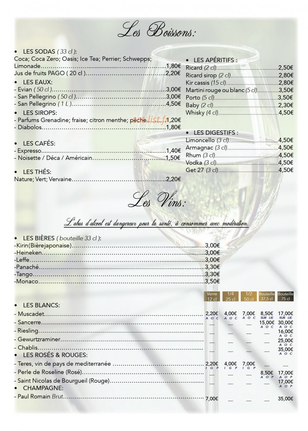 L'Écailler des Vallées — carte page 4