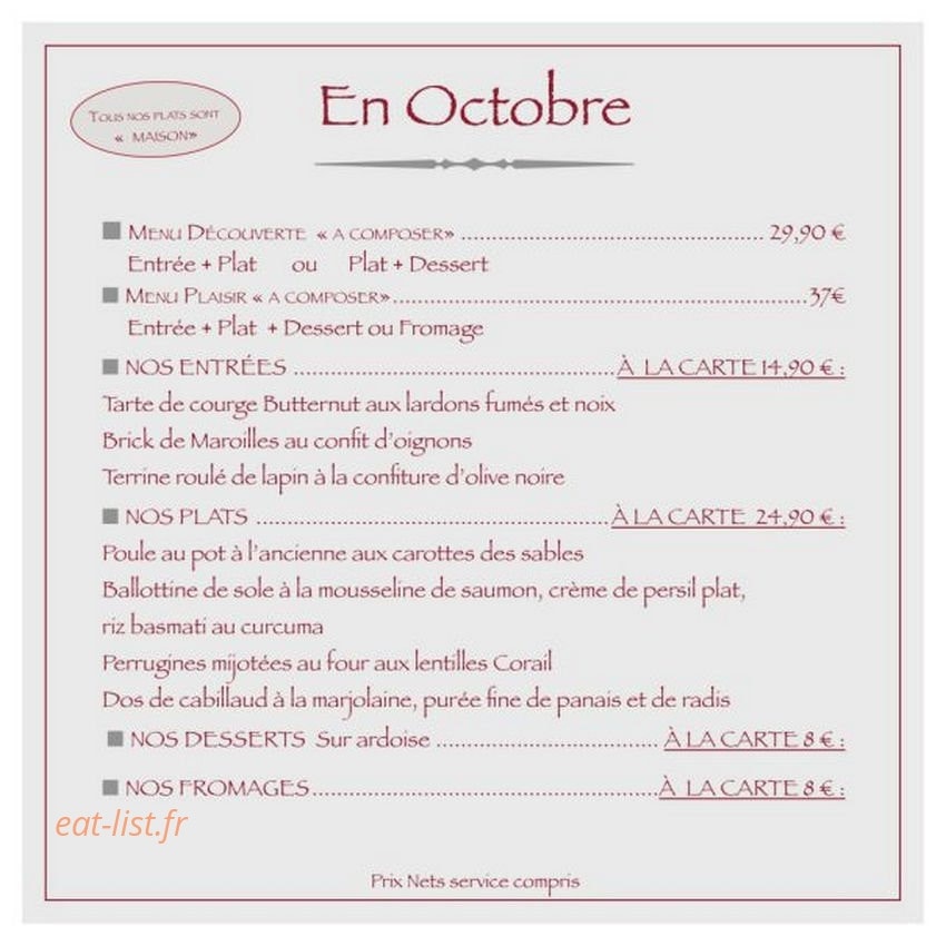 La fleur de thym — carte page 1