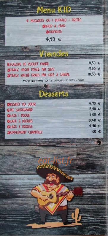 Le saloon — carte page 4