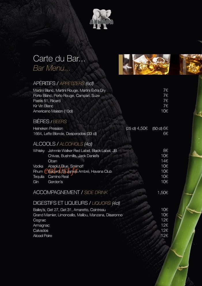 Akwaba — carte page 10