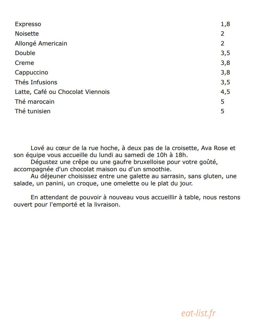 Avarose — carte page 6