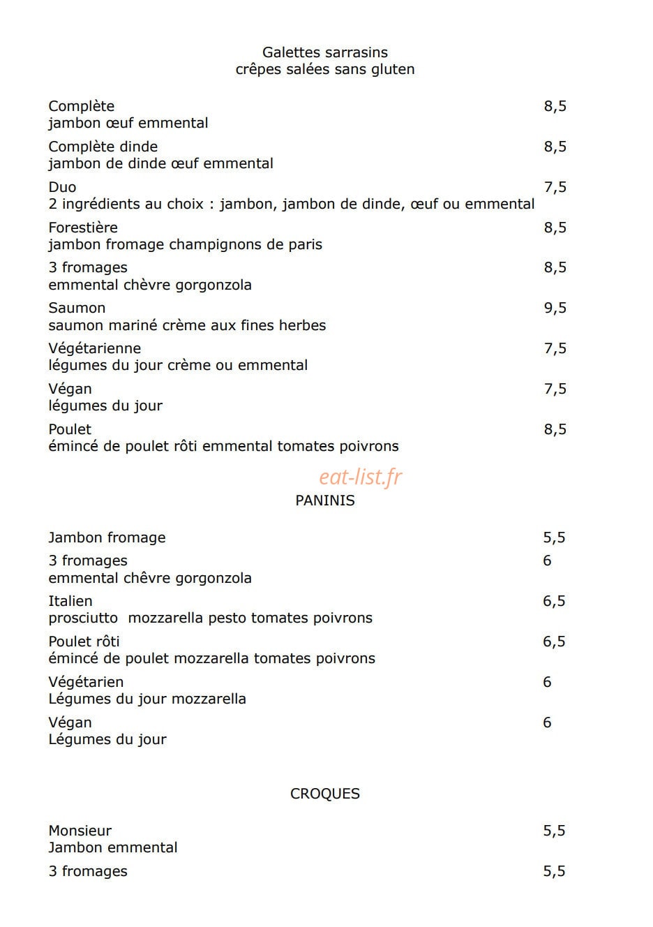 Avarose — carte page 1