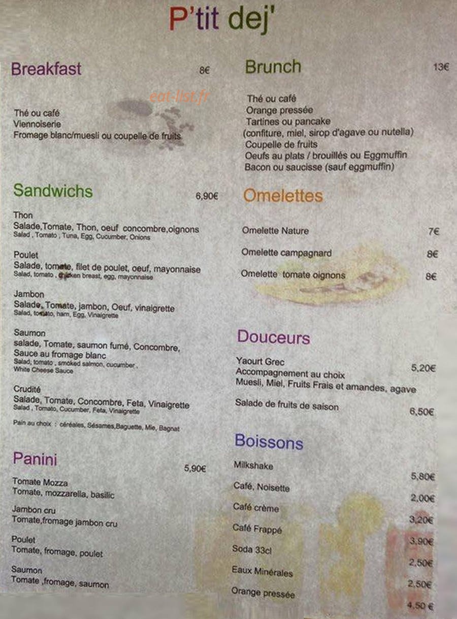 Baya — carte page 1