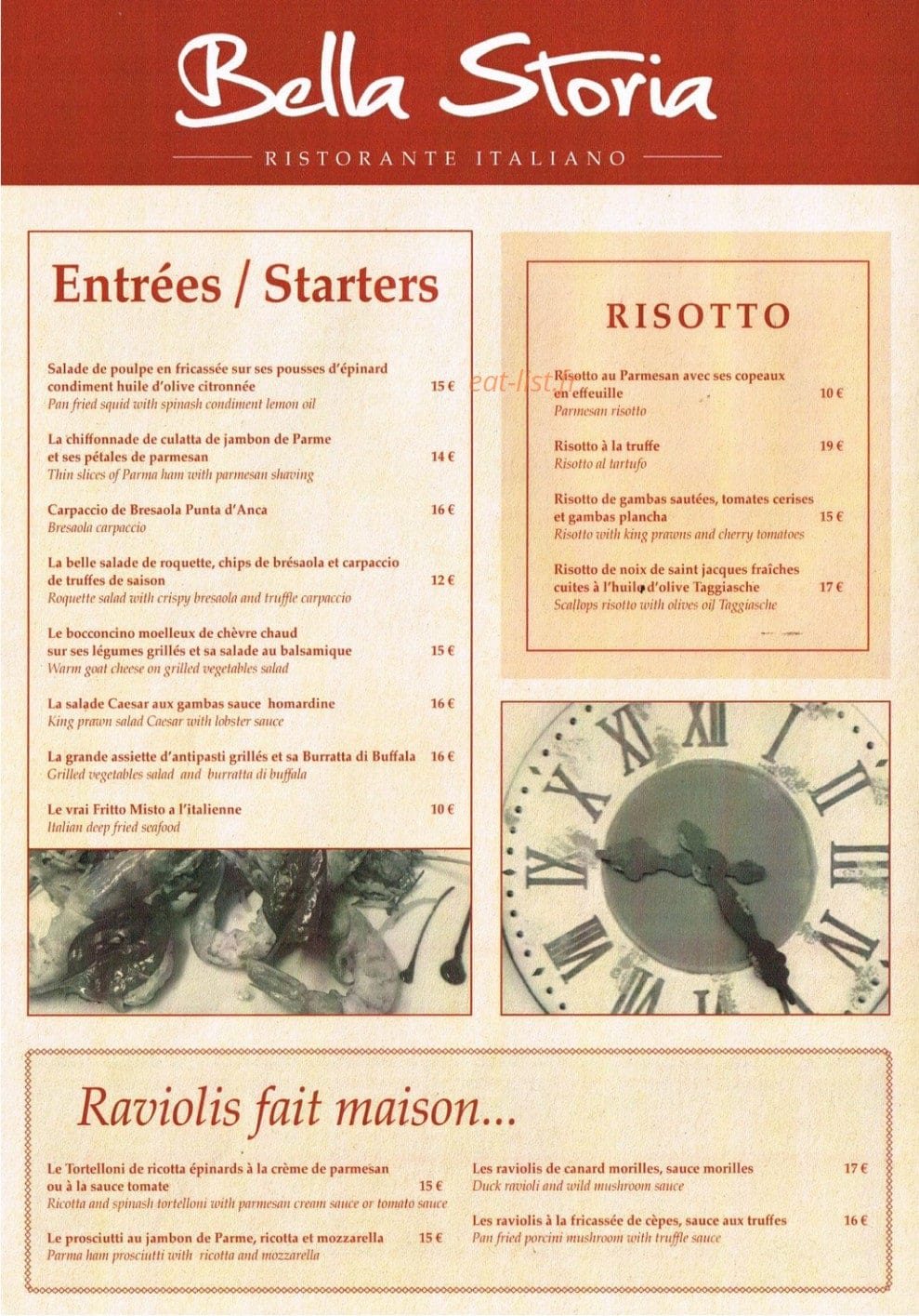 Bella storia — carte page 1