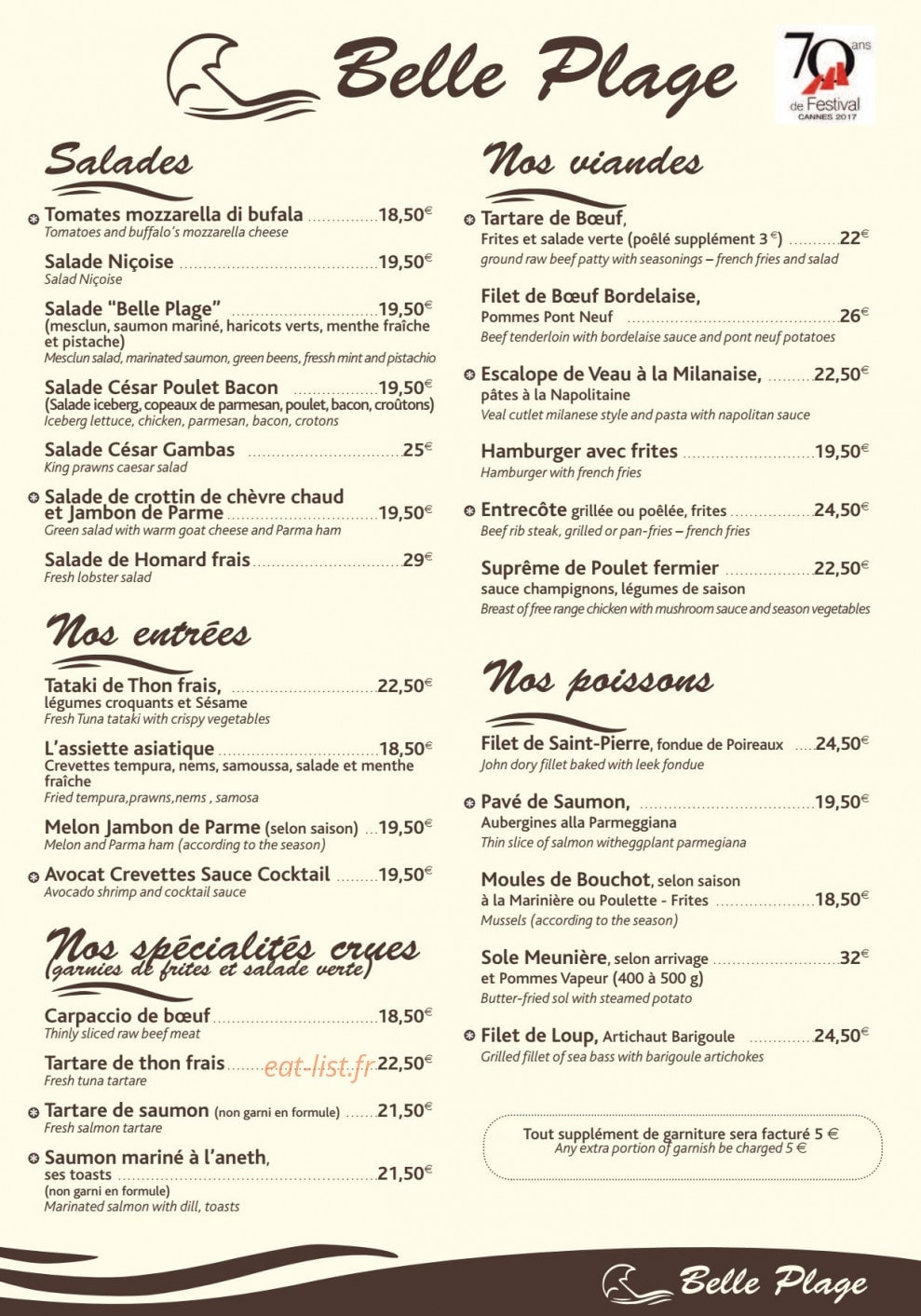 Belle Plage — carte page 1