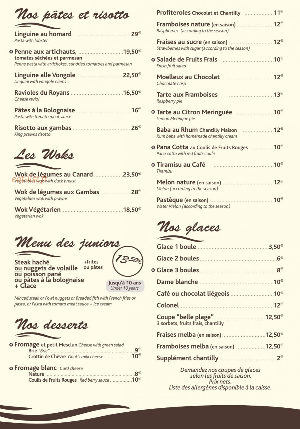 Belle Plage — carte page 2