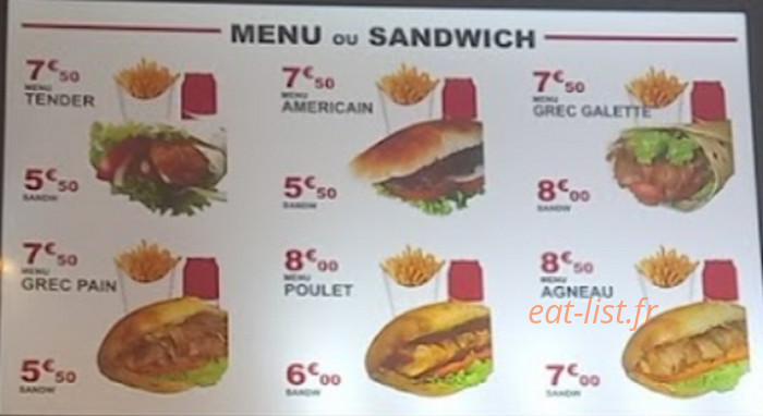 Bodrum Food — carte page 3