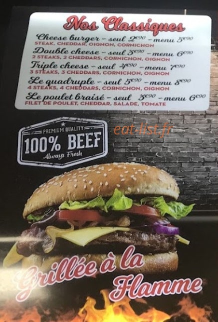 Burger way — carte page 3