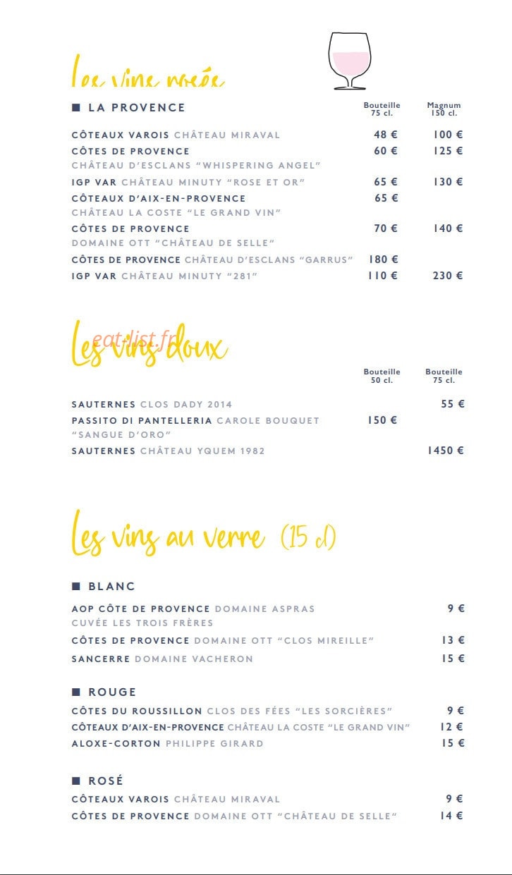 Carlton — carte page 10