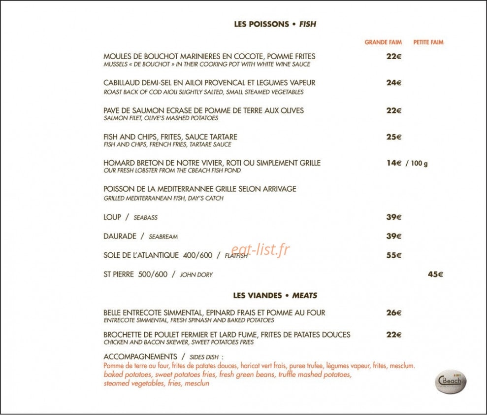 Cbeach — carte page 3