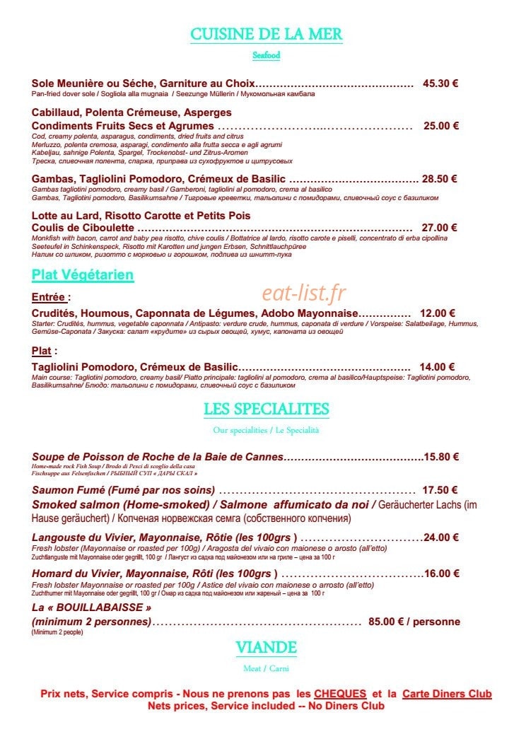 Chez Astoux — carte page 3