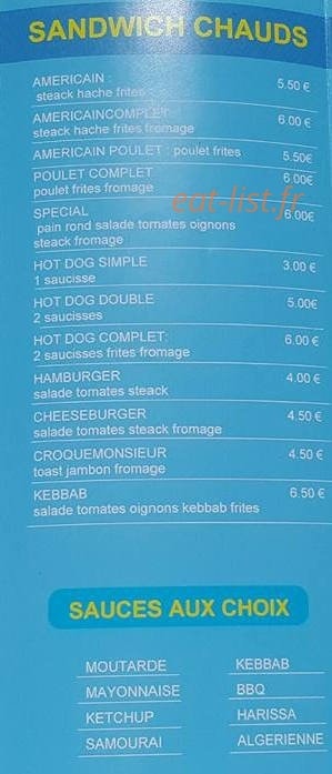 Chez dédé — carte page 3