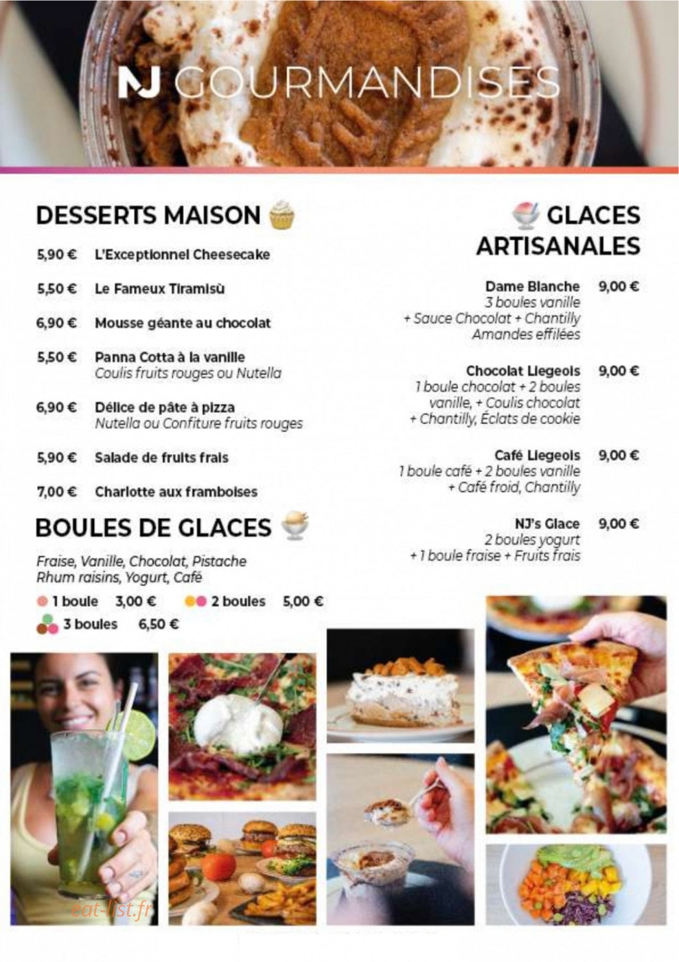 Chez NJ — carte page 6