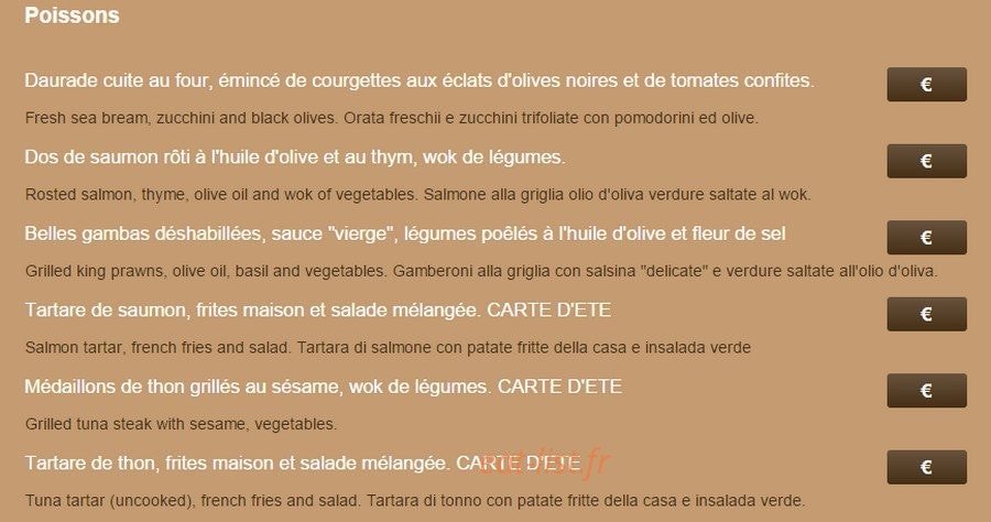 Chez Vincent et Nicolas — carte page 3