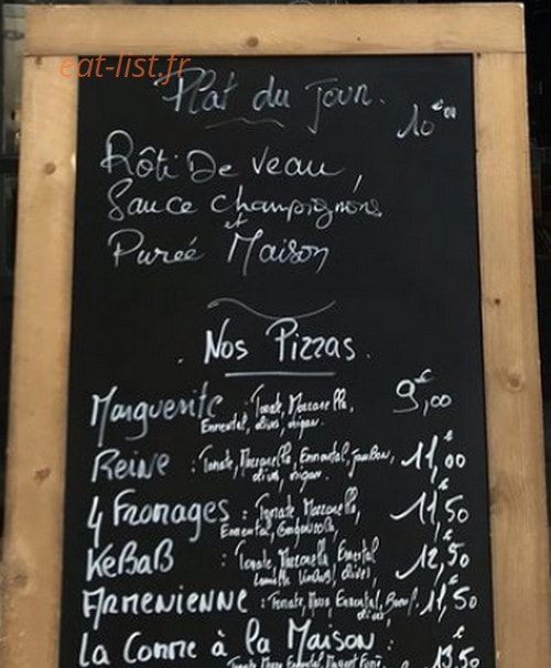 Comme à la maison — carte page 1