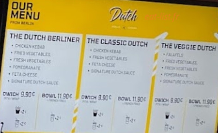 Dutch — carte page 3