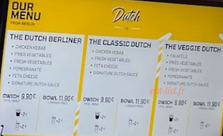 Dutch — carte page 1