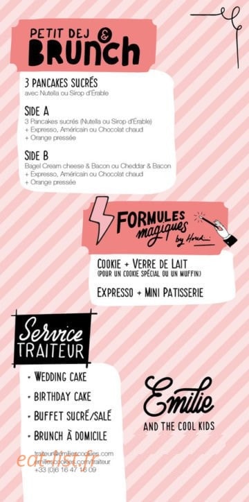 Emilie's — carte page 3