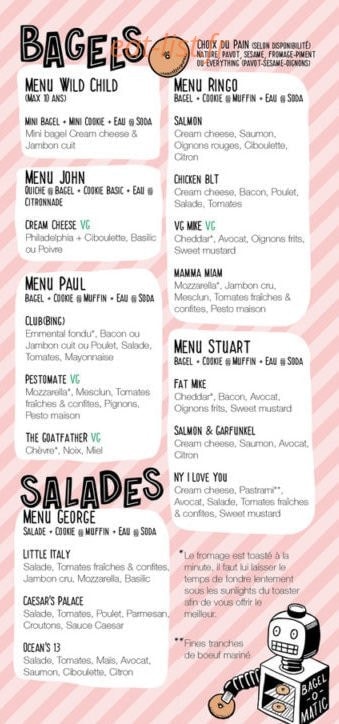 Emilie's — carte page 2