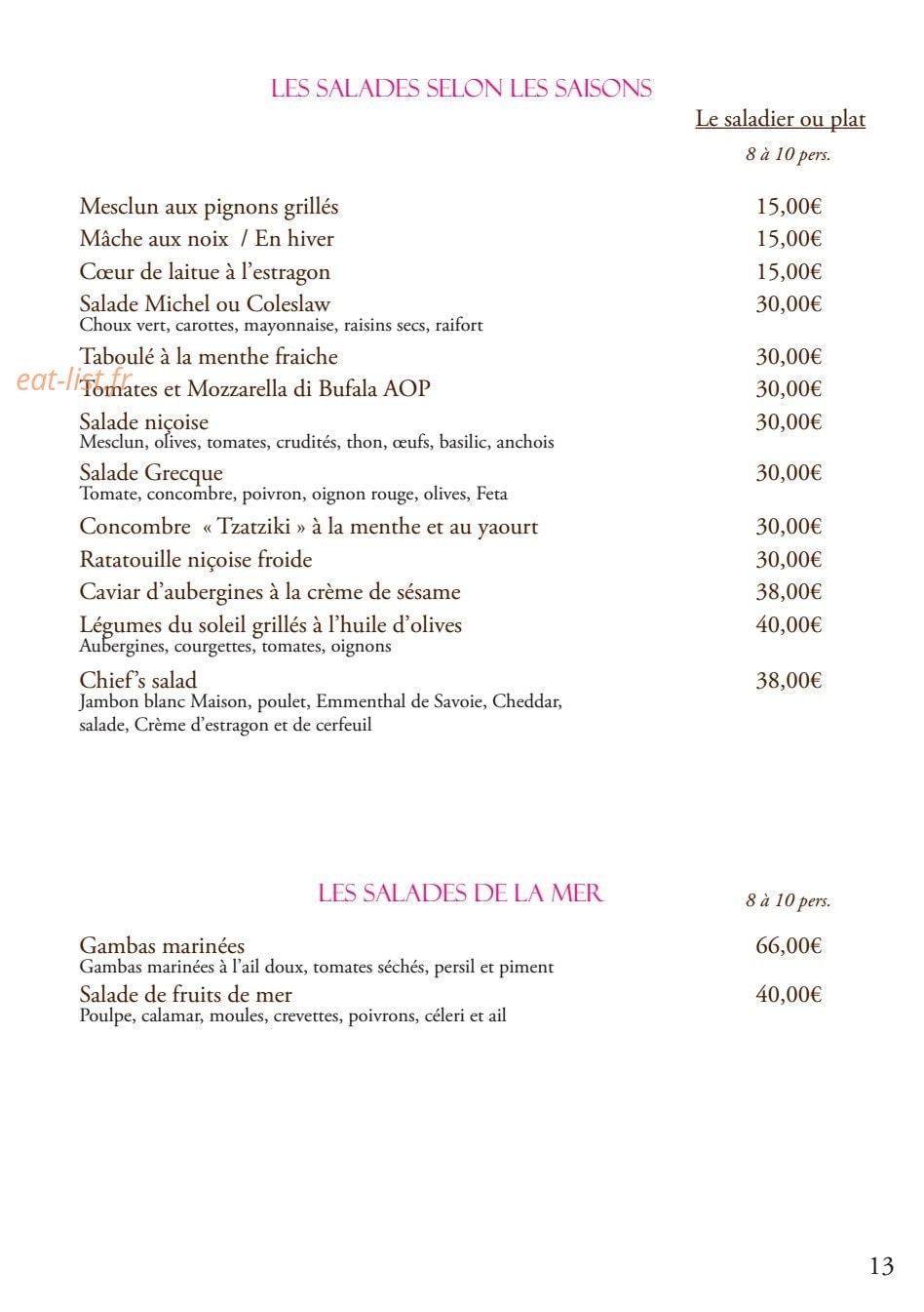 Ernest — carte page 9