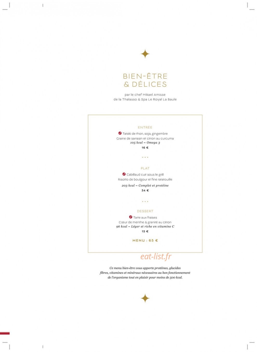 Fouquet's — carte page 7