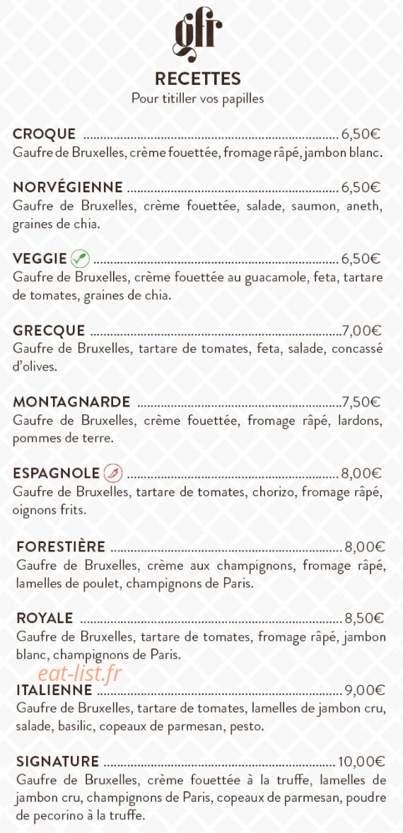 GFR — carte page 1