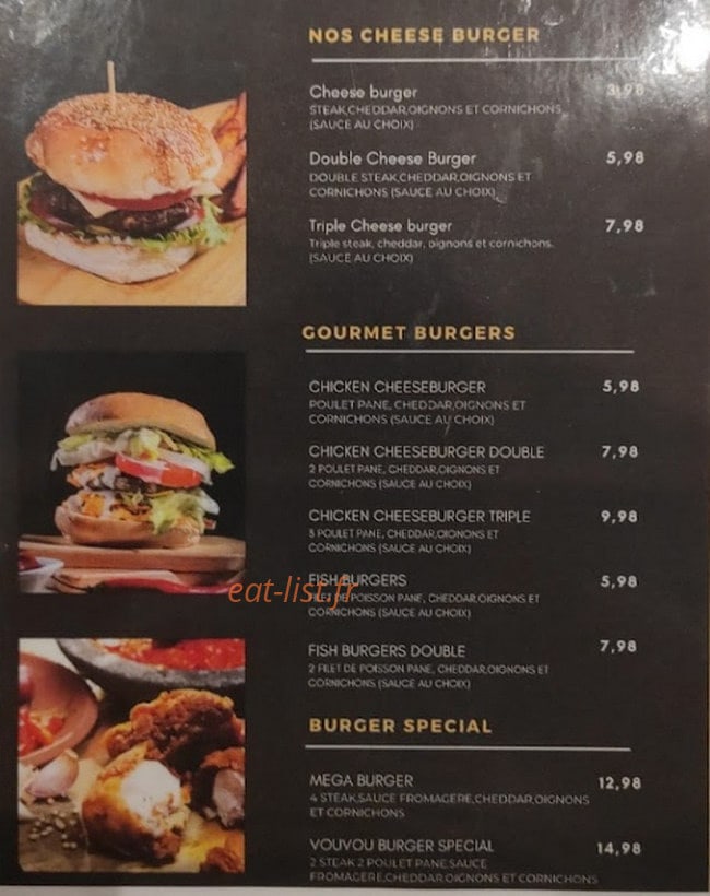Gold Kitchen — carte page 2