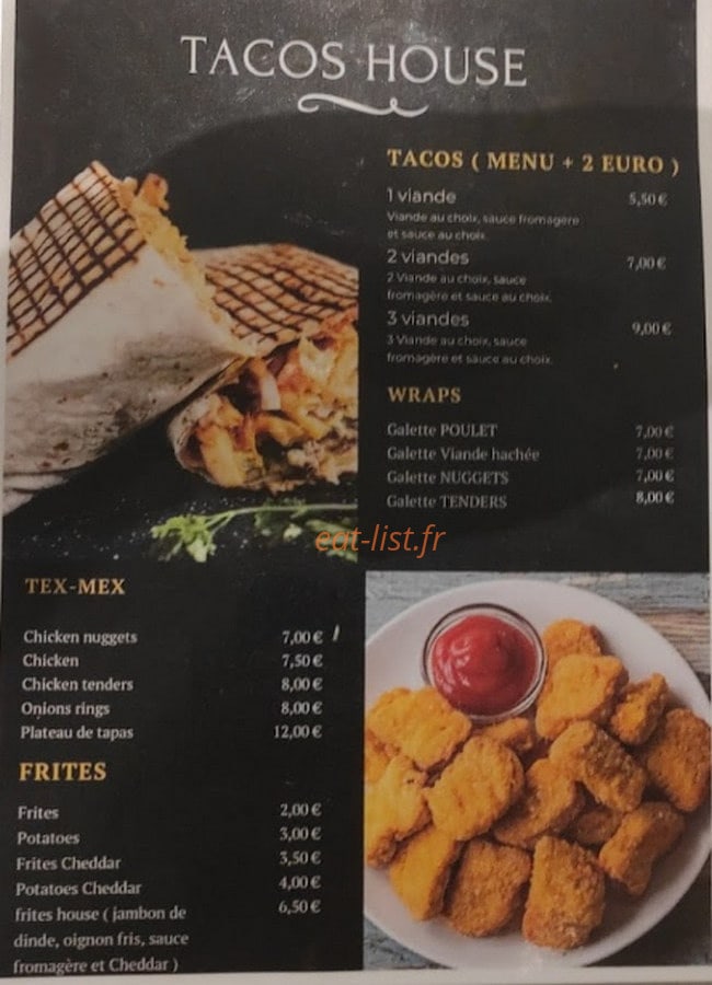 Gold Kitchen — carte page 3