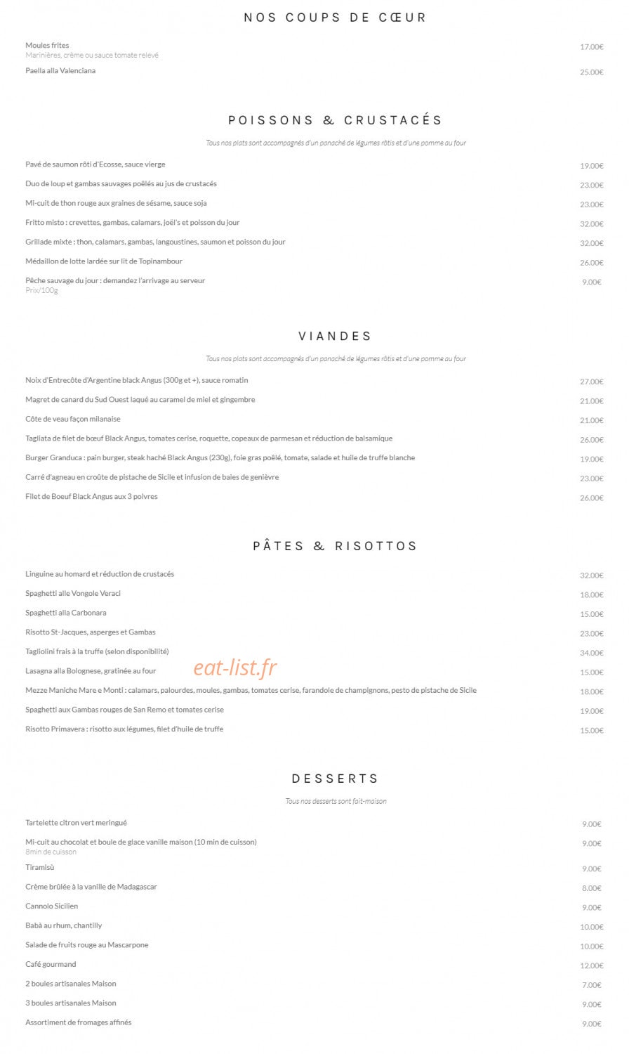 Granduca — carte page 2