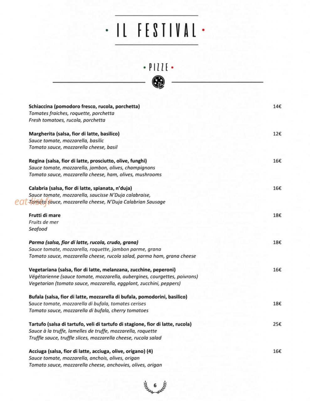Il Festival by Tripodi — carte page 6