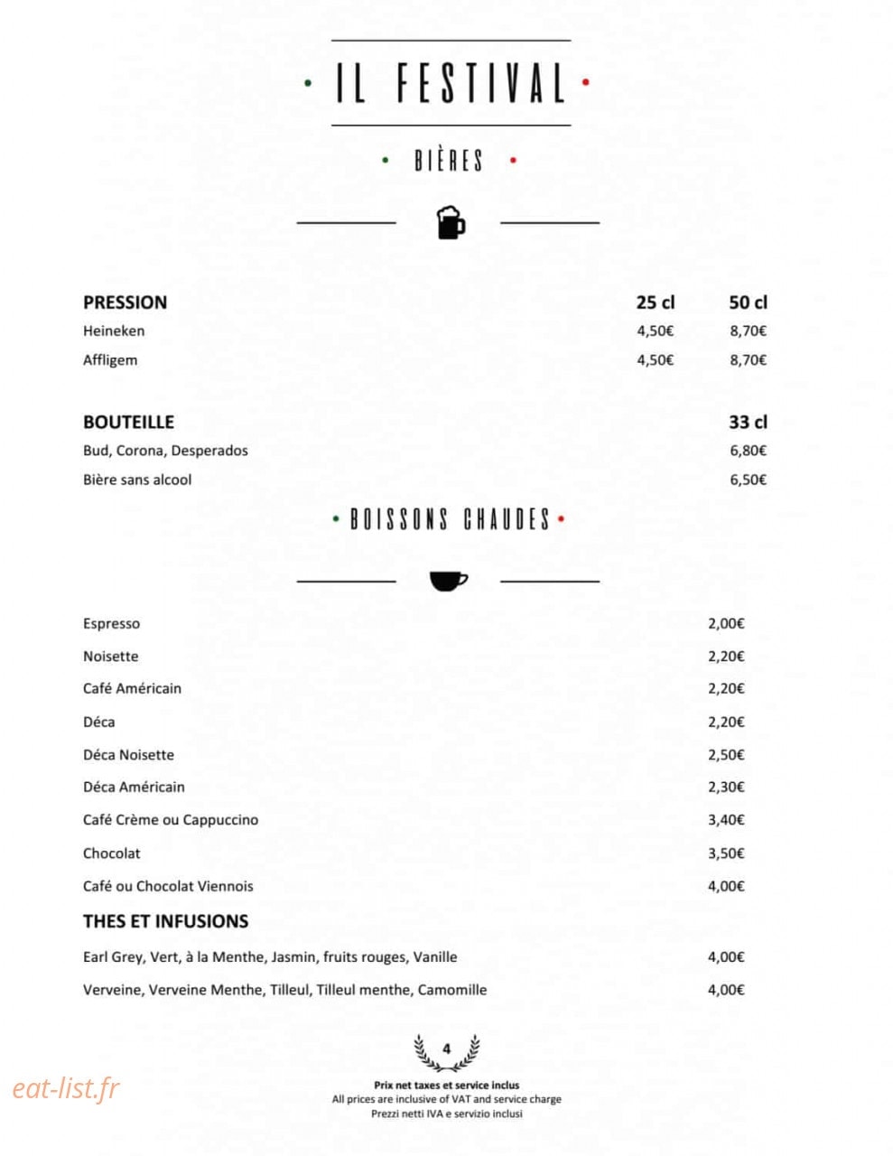 Il Festival by Tripodi — carte page 13
