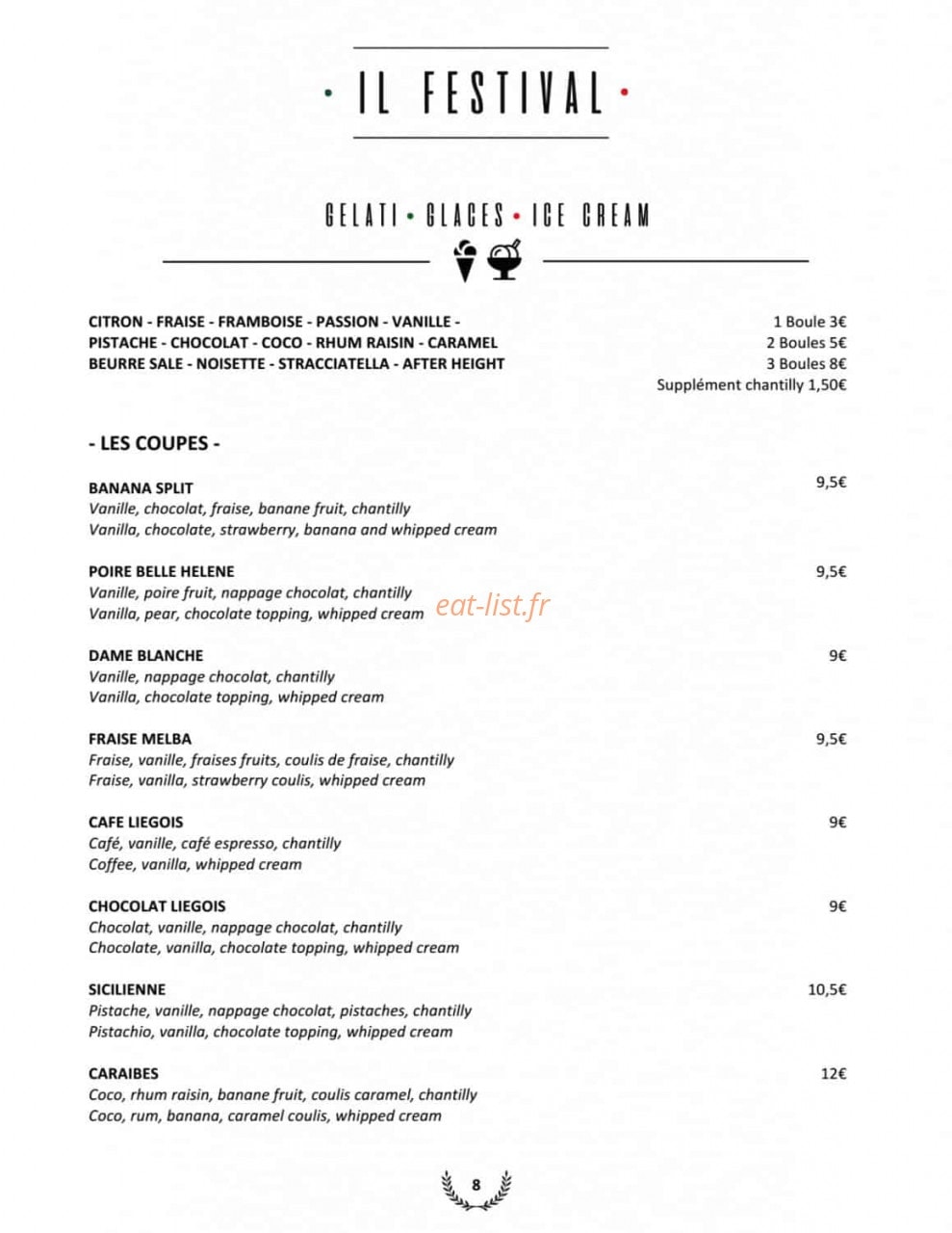 Il Festival by Tripodi — carte page 8