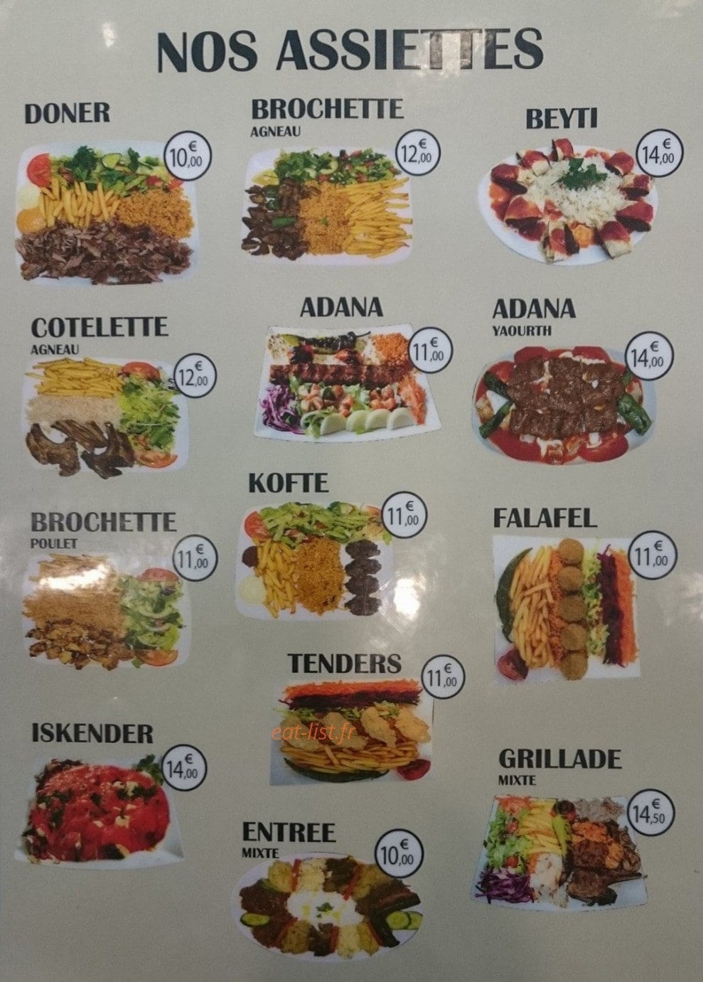 Istanbul grill — carte page 2