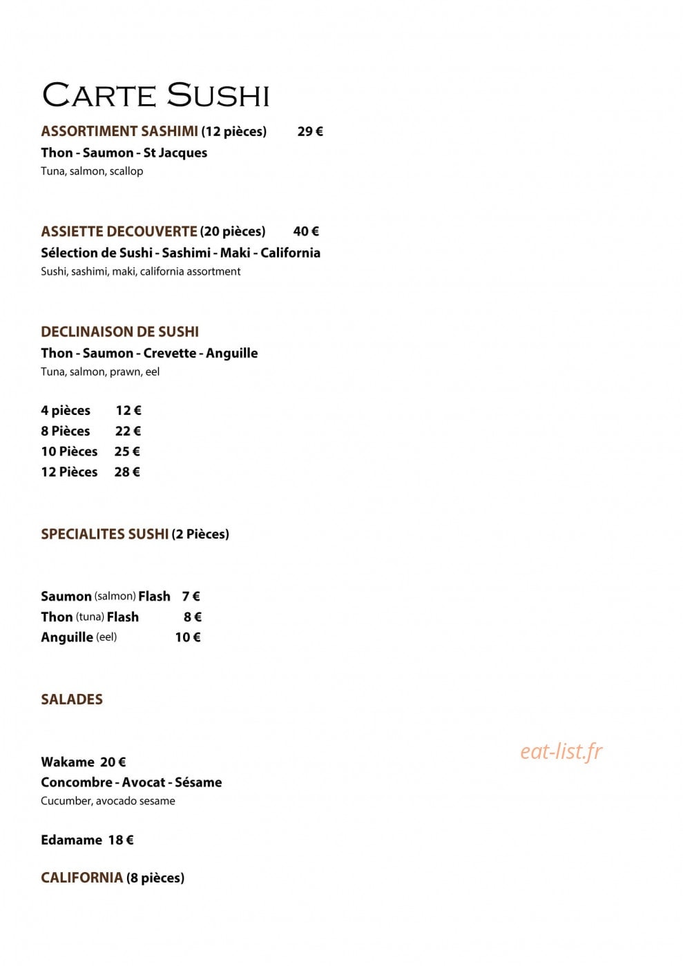 L'Ecrin Plage — carte page 13